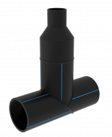 Тройник сварной 90° 3-х сегментный редукционный