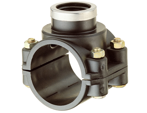 Седелка на трубу ПНД компрессионная 225х2" Astore (Италия)