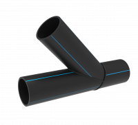 Тройник сварной 45° 3-х сегментный равносторонний