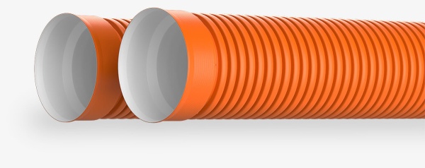 Двухслойная гофрированная труба с раструбом ID 600 SN 10 COREX
